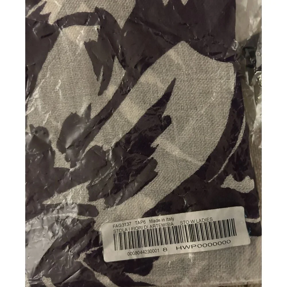 NWT $1200 LORO PIANA STOLA I FIORO DI CASHMERE/SILK BLEND FLORAL SCARF